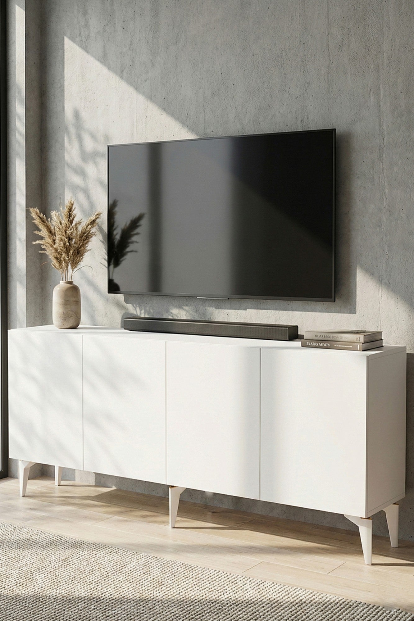 Κονσόλα Μπουφές 180x79x32 εκ Λευκό 555CHM1729
