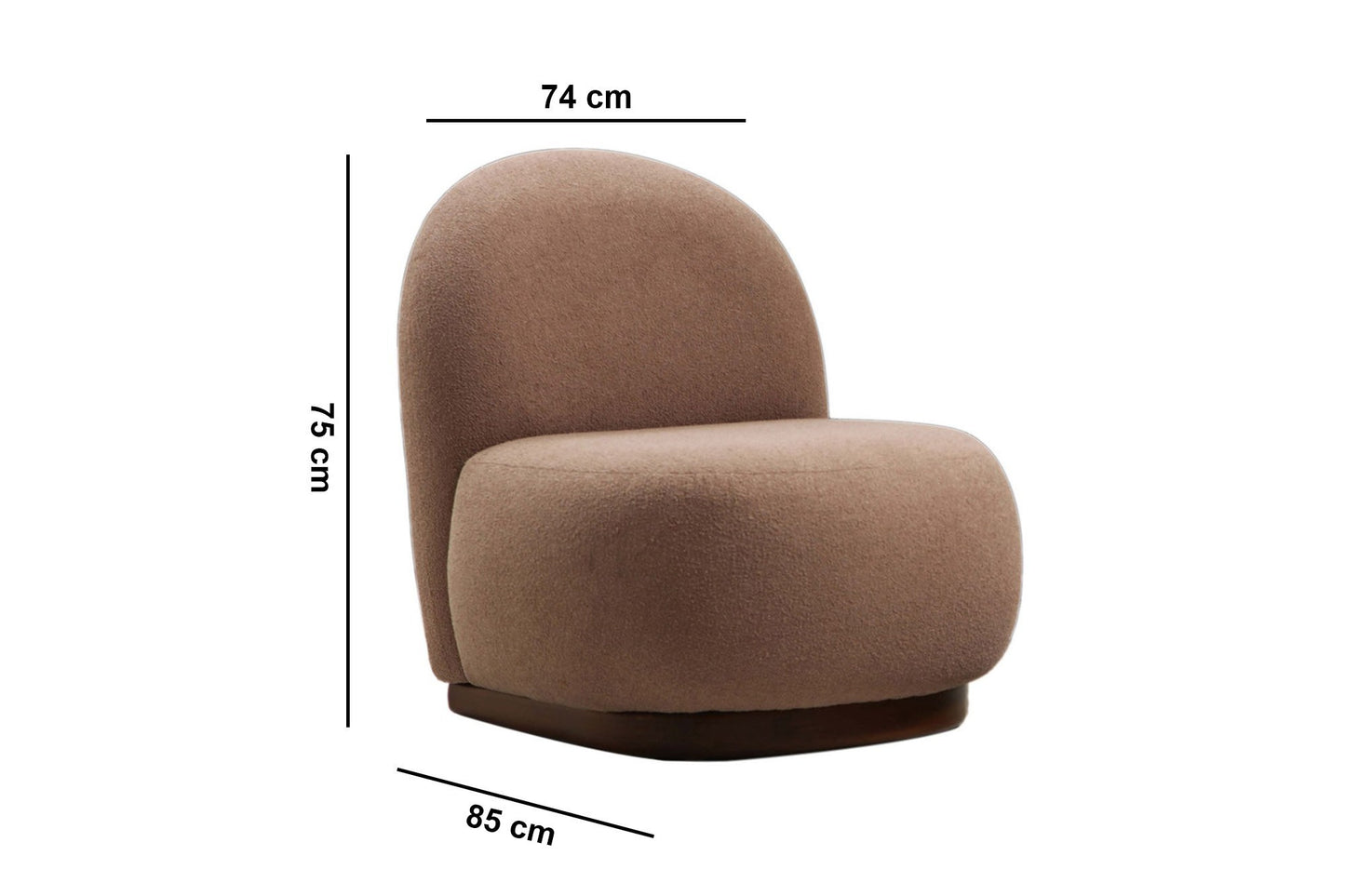 Πολυθρόνα Cappuccino 560ARE1737