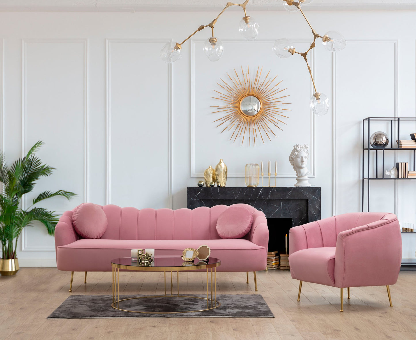 Πολυθρόνα Dusty Rose 560ARE1745