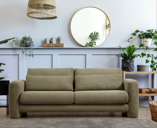 Λαδί Τριθέσιος Καναπές