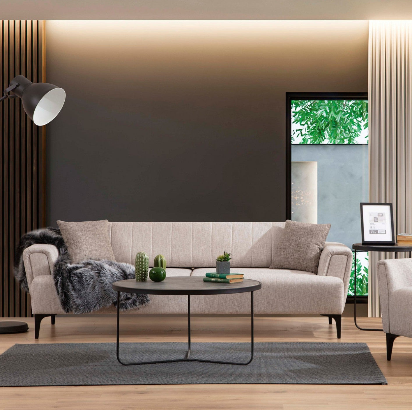 Τριθέσιος Καναπές Κρεβάτι 