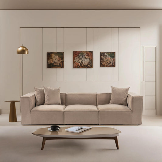 Μοντέρνος 3θέσιος Καναπές Σαλονιού