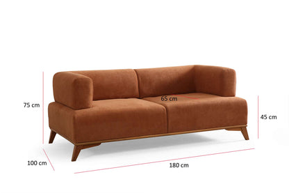 Μοντέρνος Διθέσιος Καναπές Σαλονιού | 560ARE5209