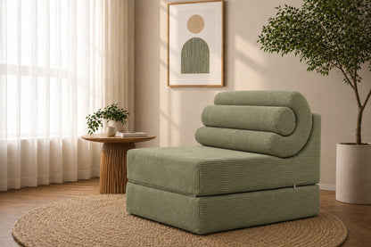 Μονοθέσιος Καναπές-Κρεβάτι σε χρώμα Μέντα, 560ARE5304.