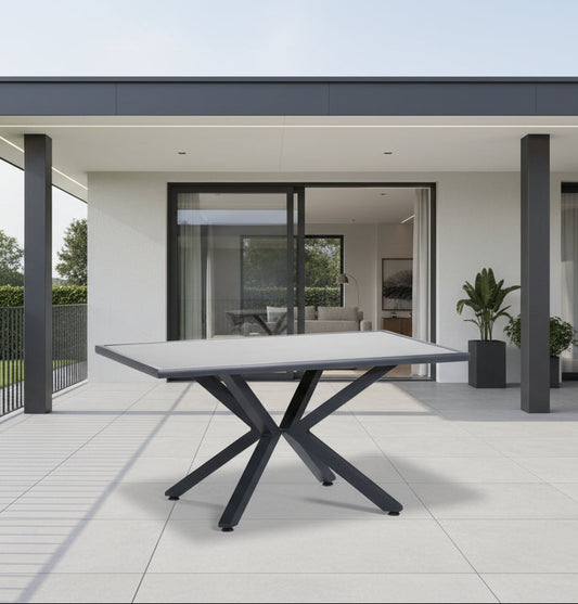 Μοντέρνο Τραπέζι Κήπου Αλουμινίου