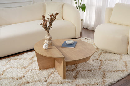 Τραπεζάκι Σαλονιού Δρυς Honey 90 x 60 x 30 εκ GR563NRD1903