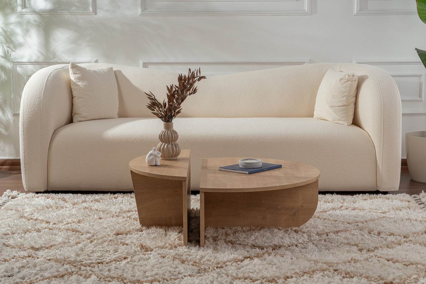 Τραπεζάκι Σαλονιού Δρυς Honey 90 x 60 x 30 εκ GR563NRD1903