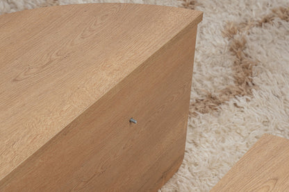 Τραπεζάκι Σαλονιού Δρυς Honey 90 x 60 x 30 εκ GR563NRD1903