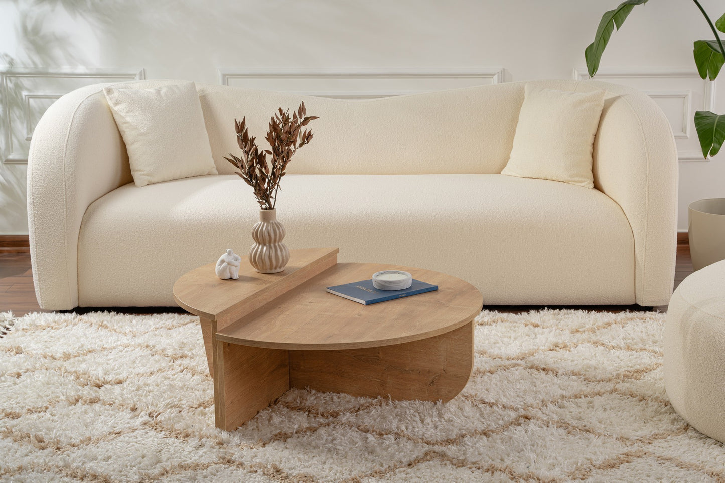 Τραπεζάκι Σαλονιού Δρυς Honey 90 x 60 x 30 εκ GR563NRD1903