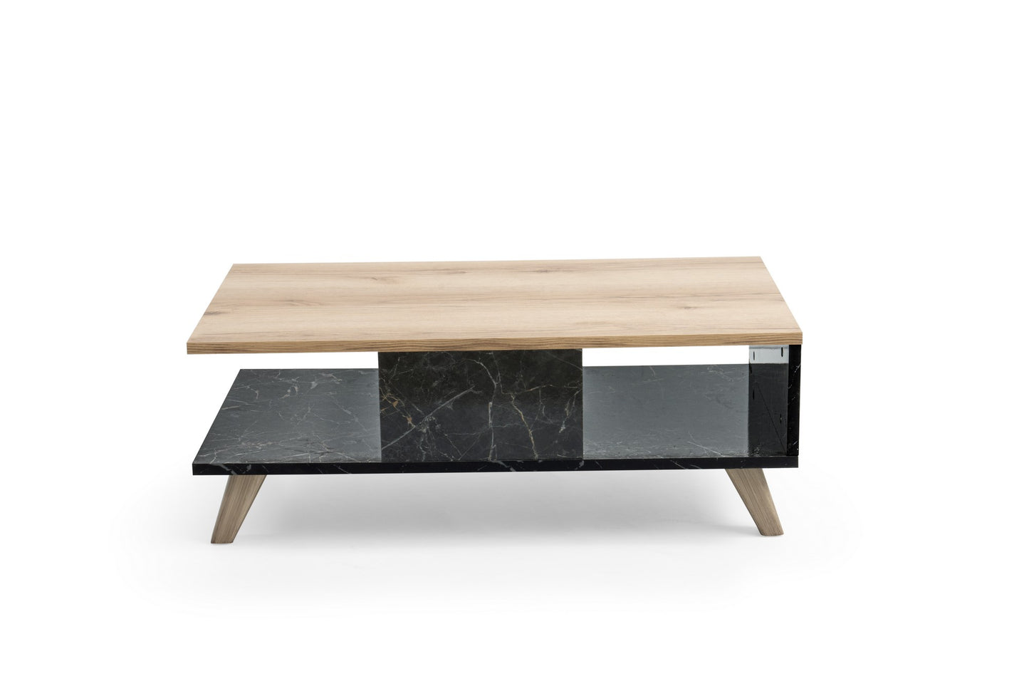 Τραπεζάκι Σαλονιού Δρυς - Marble 90 x 54 x 35,6 εκ GR566BMS2502