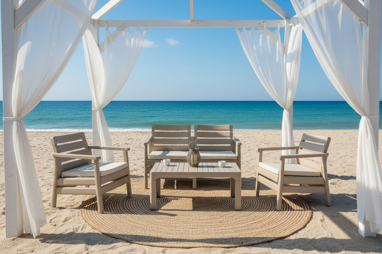 Σαλόνι Κήπου Μπεζ