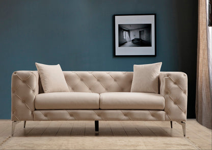 Διθέσιος Καναπές Εκρού