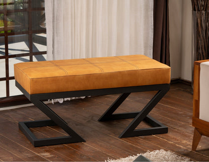 Πούφ Παγκάκι Εισόδου Υποπόδιο Σκαμπό Κρεβατοκάμαρας Μοντέρνο Δερματίνη σε 3 Χρωματισμούς 591GRC1110