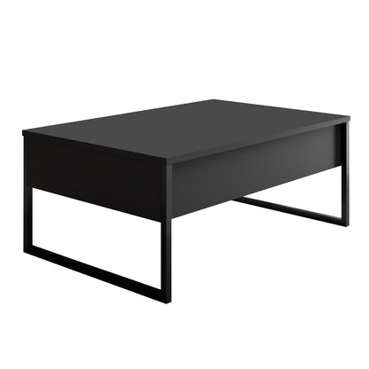 Τραπεζάκι Σαλονιού Ανθρακί - Μαύρο 90 x 60 x 40 εκ GR618BLY1124