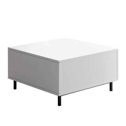 Τραπεζάκι Σαλονιού Λευκό 75 x 75 x 40 εκ GR618BLY1361