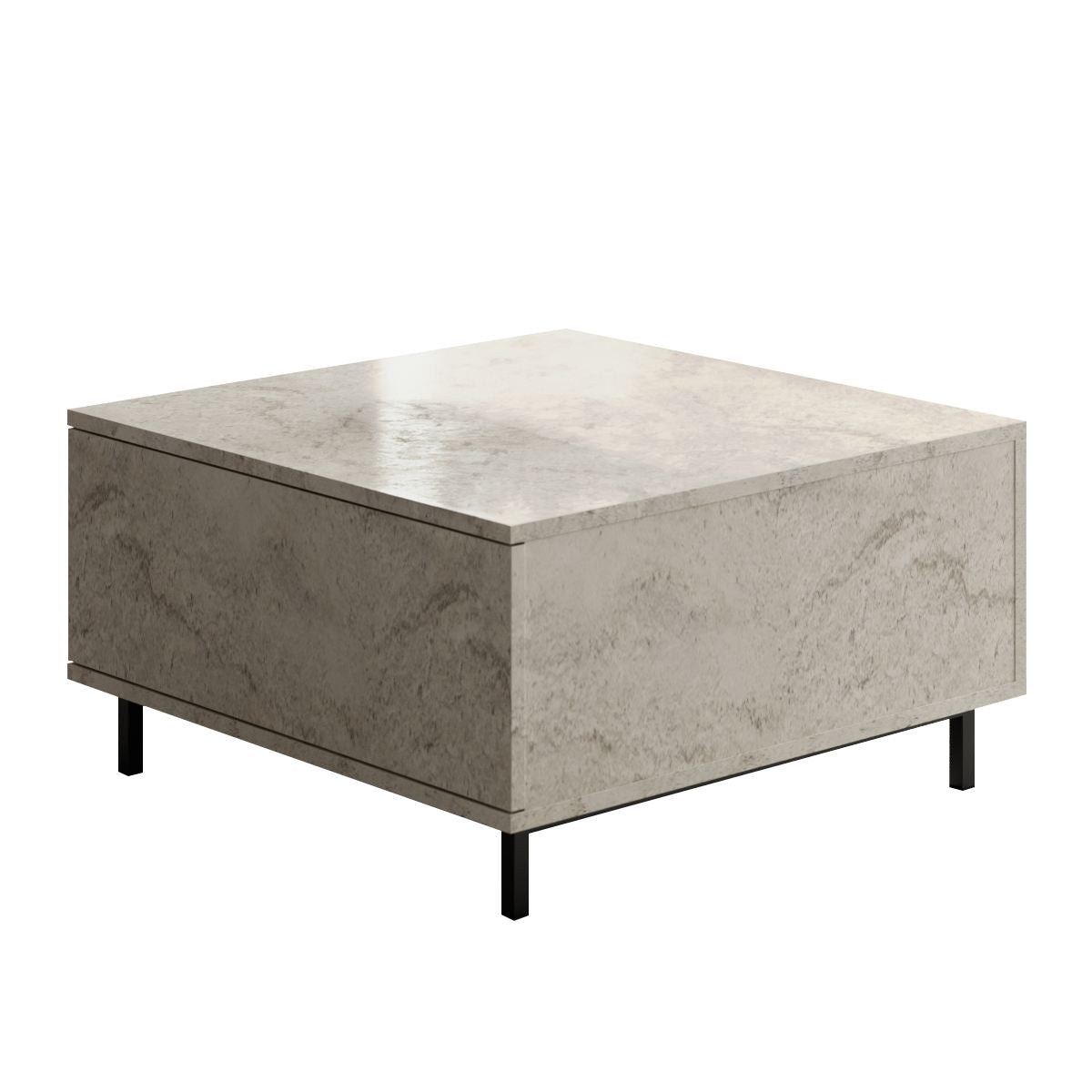 Τραπεζάκι Σαλονιού Travertine 75 x 75 x 40 εκ GR618BLY1362