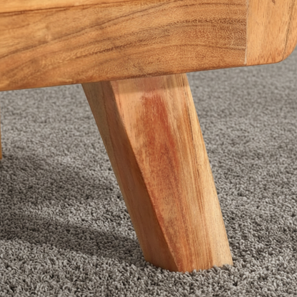 Έπιπλο Τηλεόρασης Μασίφ Ξύλο με 3 Συρτάρια και 1 Ράφι Χαμηλός Μπουφές Ντουλάπι Hi-Fi 110 x 30 x 40 εκ. B0-9XQW8N45