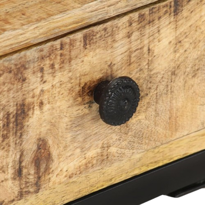 Βοηθητικό Τραπεζάκι Μασίφ Ξύλο Σαλονιού Φορητού Υπολογιστή Κομοδίνο 45 x 30 x 61 εκ 1289091