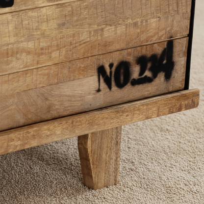 Έπιπλο Τηλεόρασης Μασίφ Ξύλο με 1 Συρτάρι Χαμηλή Κονσόλα Μπουφές 120 x 30 x 40 εκ. 1249873