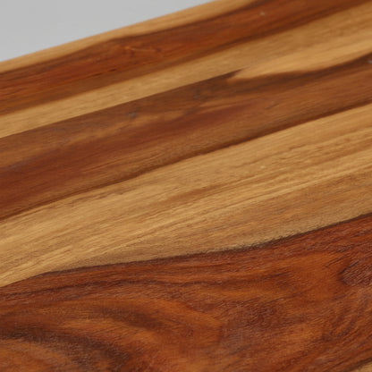 Τραπεζάκι Σαλονιού Μασίφ Ξύλο Ινδικό Ροδόξυλο Μελί Χρώμα με Συρτάρι 110x50x37 εκ 1246201