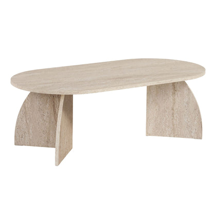 Τραπεζάκι Σαλονιού Travertine 120 x 60 x 40 εκ GR632NRD1102
