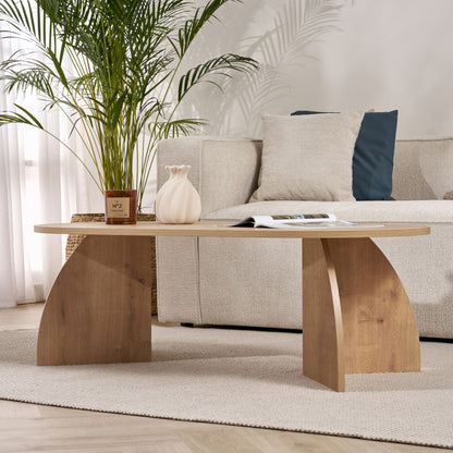 Τραπεζάκι Σαλονιού Τραπέζι Καθιστικού Οβάλ 120x40x60 εκ σε 4 Χρωματισμούς 632NRD1103