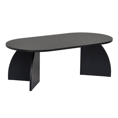 Τραπεζάκι Σαλονιού Wood Μαύρο 120 x 60 x 40 εκ GR632NRD1104