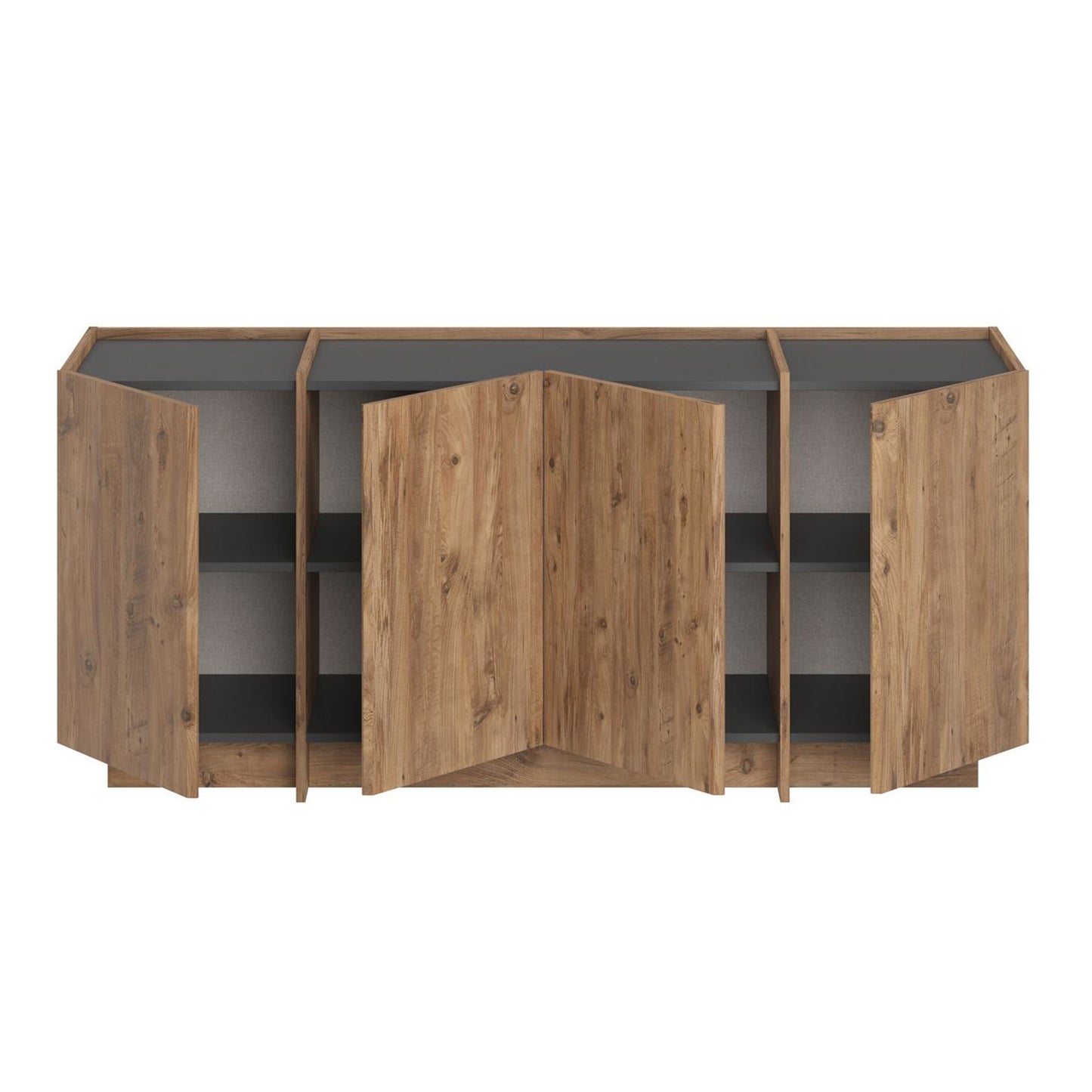 Μπουφές Atlantic Πεύκο
Ανθρακί 180x45x80cm | 632NRD1111