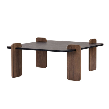 Τραπεζάκι Σαλονιού Lotus Καρυδιά 117 x 35 x 117 εκ. 632NRD1126