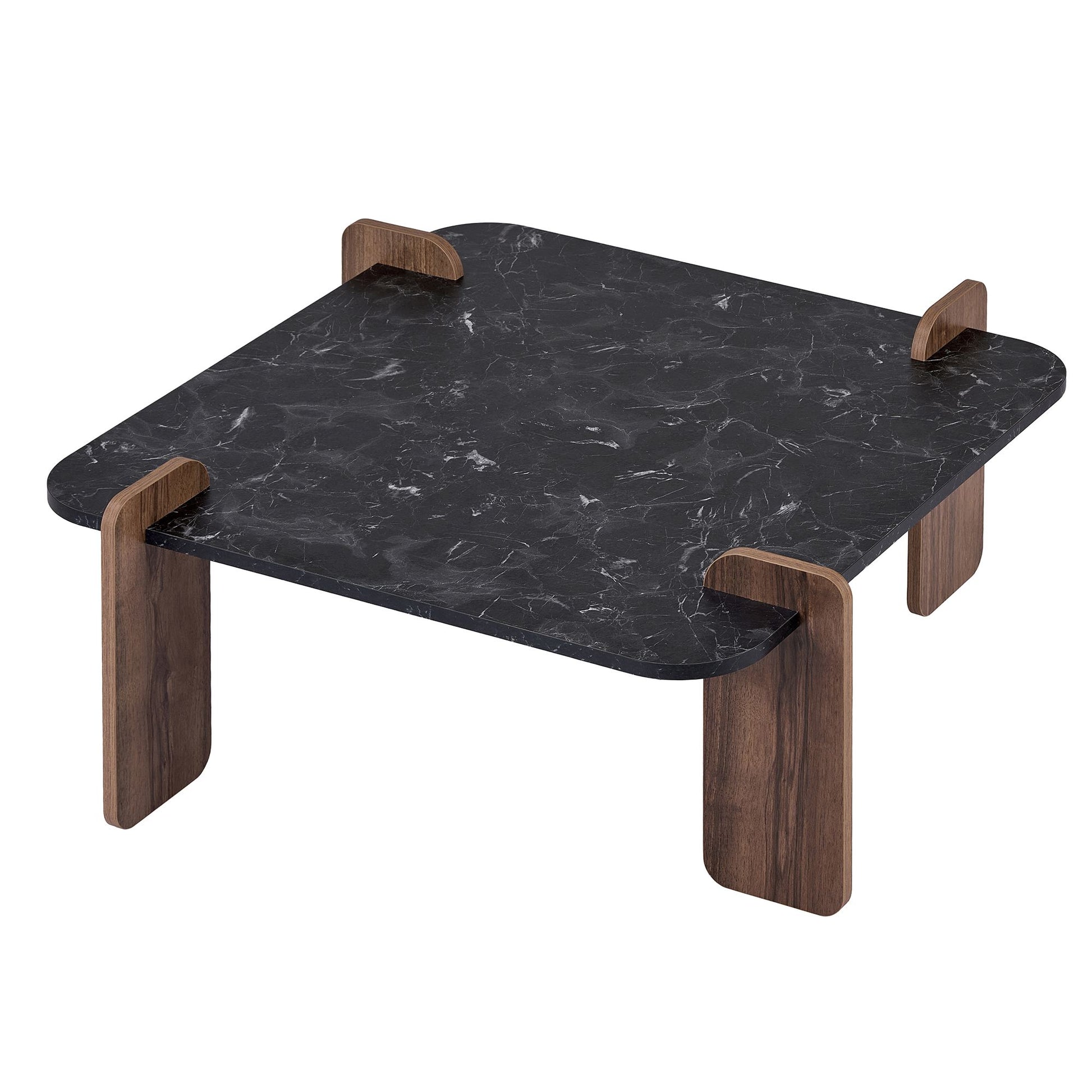 Τραπεζάκι Σαλονιού Lotus Καρυδιά 117 x 35 x 117 εκ. 632NRD1126