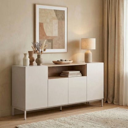 Κονσόλα Μπουφές 160x80x40 εκ Ψαμμίτης / Δρυς Sapphire 632NRD1132