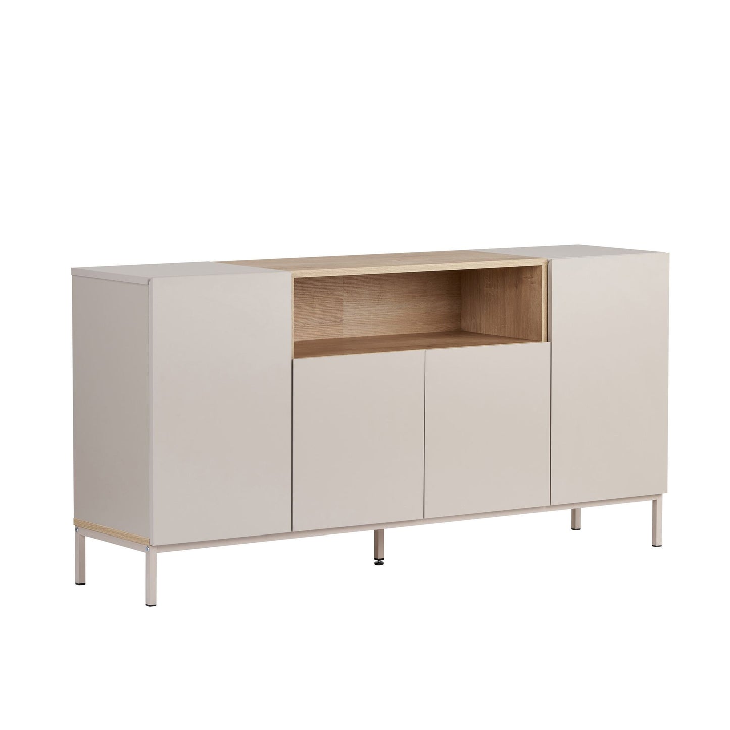 Κονσόλα Μπουφές 160x80x40 εκ Ψαμμίτης / Δρυς Sapphire 632NRD1132