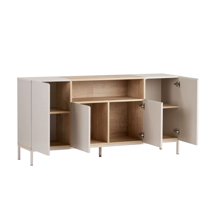 Κονσόλα Μπουφές 160x80x40 εκ Ψαμμίτης / Δρυς Sapphire 632NRD1132