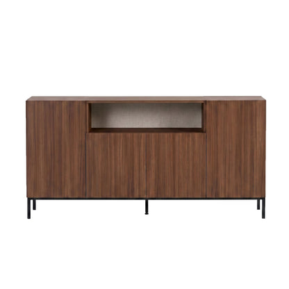 Κονσόλα Μπουφές 160x80x40 εκ Καρυδί Milano / Μαύρο 632NRD1150