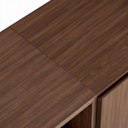 Κονσόλα Μπουφές 160x80x40 εκ Καρυδί Milano / Μαύρο 632NRD1150