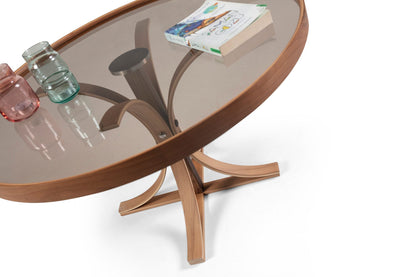 Τραπεζάκι Σαλονιού Καρυδί 80 x 80 x 47 εκ GR643MRL1116