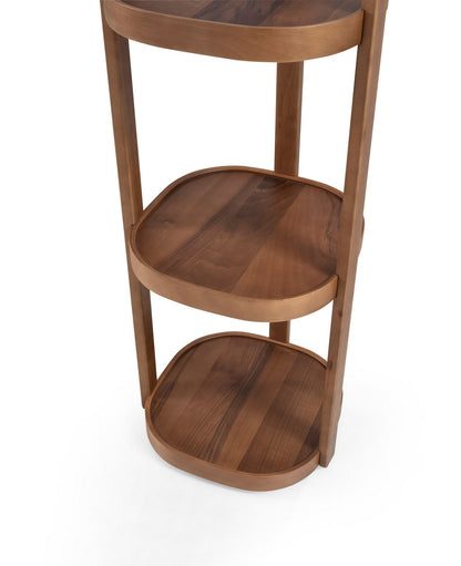 Βιβλιοθήκη Καρυδί 42x150x42 εκ 643MRL1502