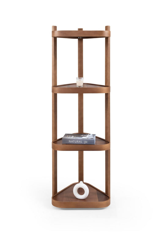 Βιβλιοθήκη Καρυδί 46x150x46 εκ 643MRL1503