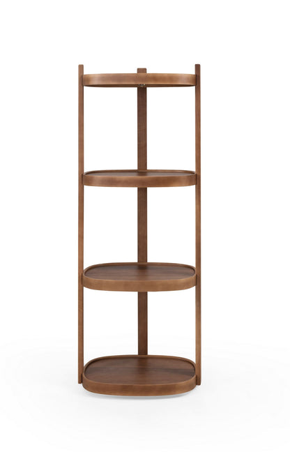 Βιβλιοθήκη Καρυδί 55x150x38 εκ 643MRL1504
