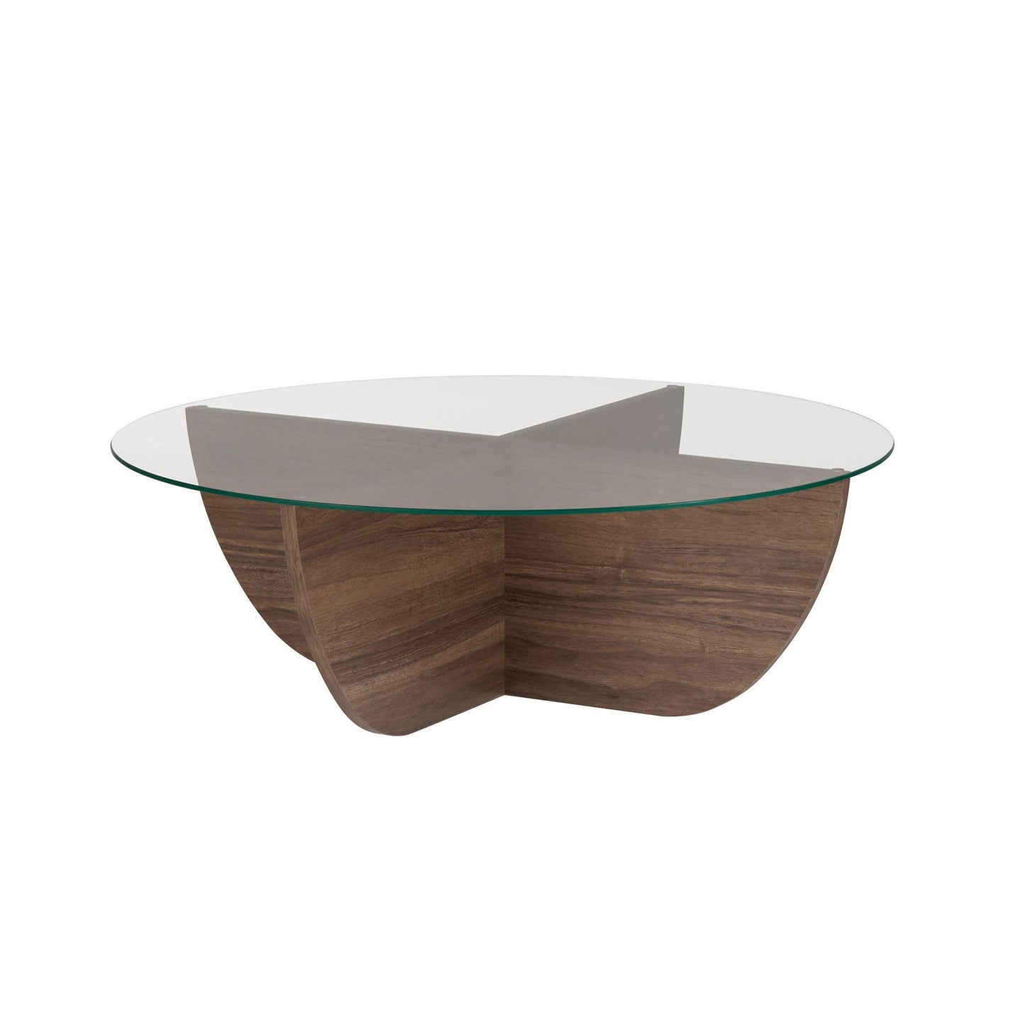 Τραπεζάκι Σαλονιού Venezia Καρυδί 90 x 90 x 30 εκ GR668NRD1127