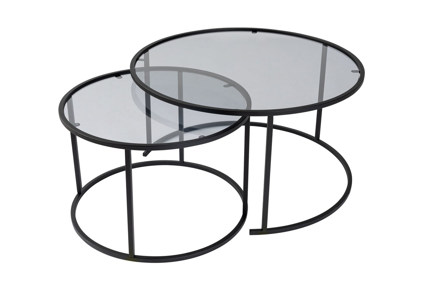 Τραπεζάκι Σαλονιού Set Μαύρο 15 x 15 x 39 εκ GR706CLN1141