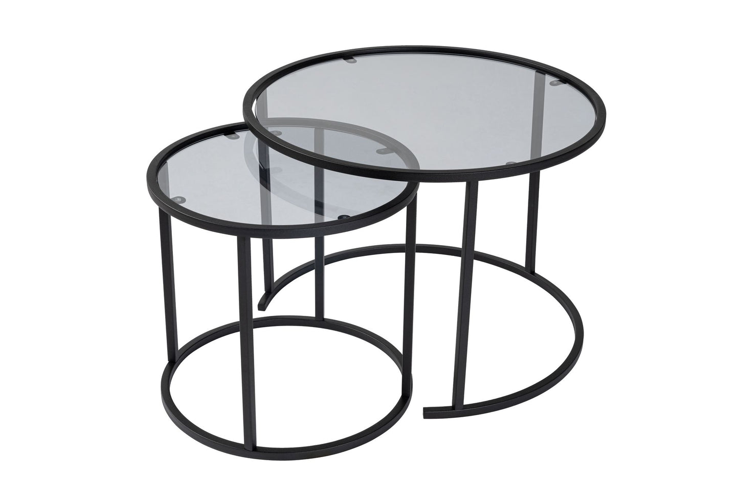 Τραπεζάκι Σαλονιού Set Μαύρο 15 x 15 x 39 εκ GR706CLN1142