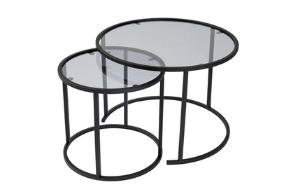Τραπεζάκι Σαλονιού Set Μαύρο 15 x 15 x 39 εκ GR706CLN1142