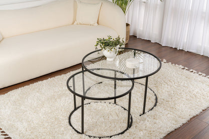 Τραπεζάκι Σαλονιού Set Μαύρο 15 x 15 x 43 εκ GR706CLN1143