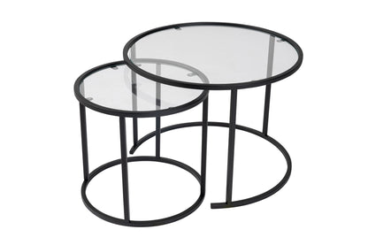 Τραπεζάκι Σαλονιού Set Μαύρο 15 x 15 x 43 εκ GR706CLN1194