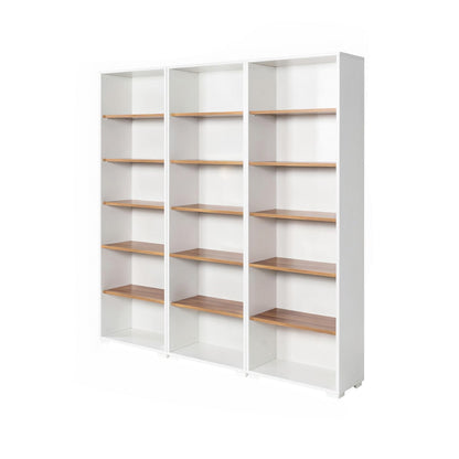 Βιβλιοθήκη Λευκό Καρυδί 180x2x30 εκ 707DWL1240