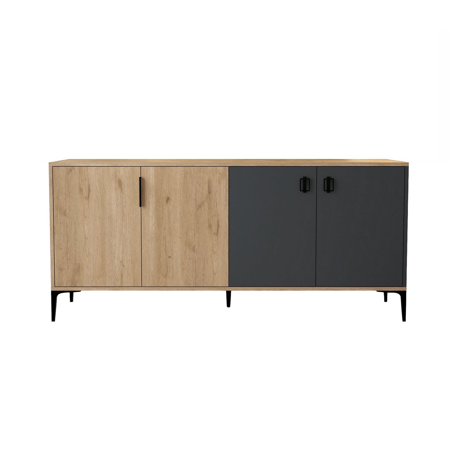 Κονσόλα Μπουφές 180x81x44 εκ Δρυς Sapphire / Ανθρακί 707DWL1245