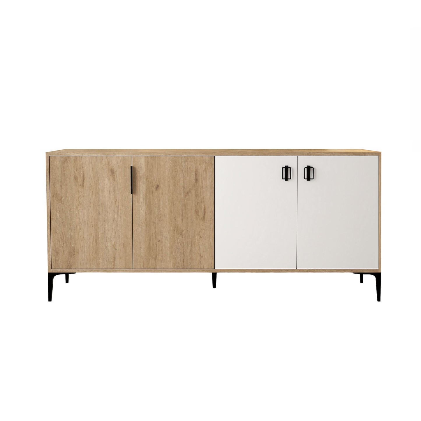 Κονσόλα Μπουφές 180x81x44 εκ Δρυς Sapphire / Λευκό 707DWL1247