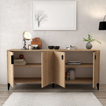 Κονσόλα Μπουφές 180x78x44 εκ Δρυς Sapphire 707DWL1250