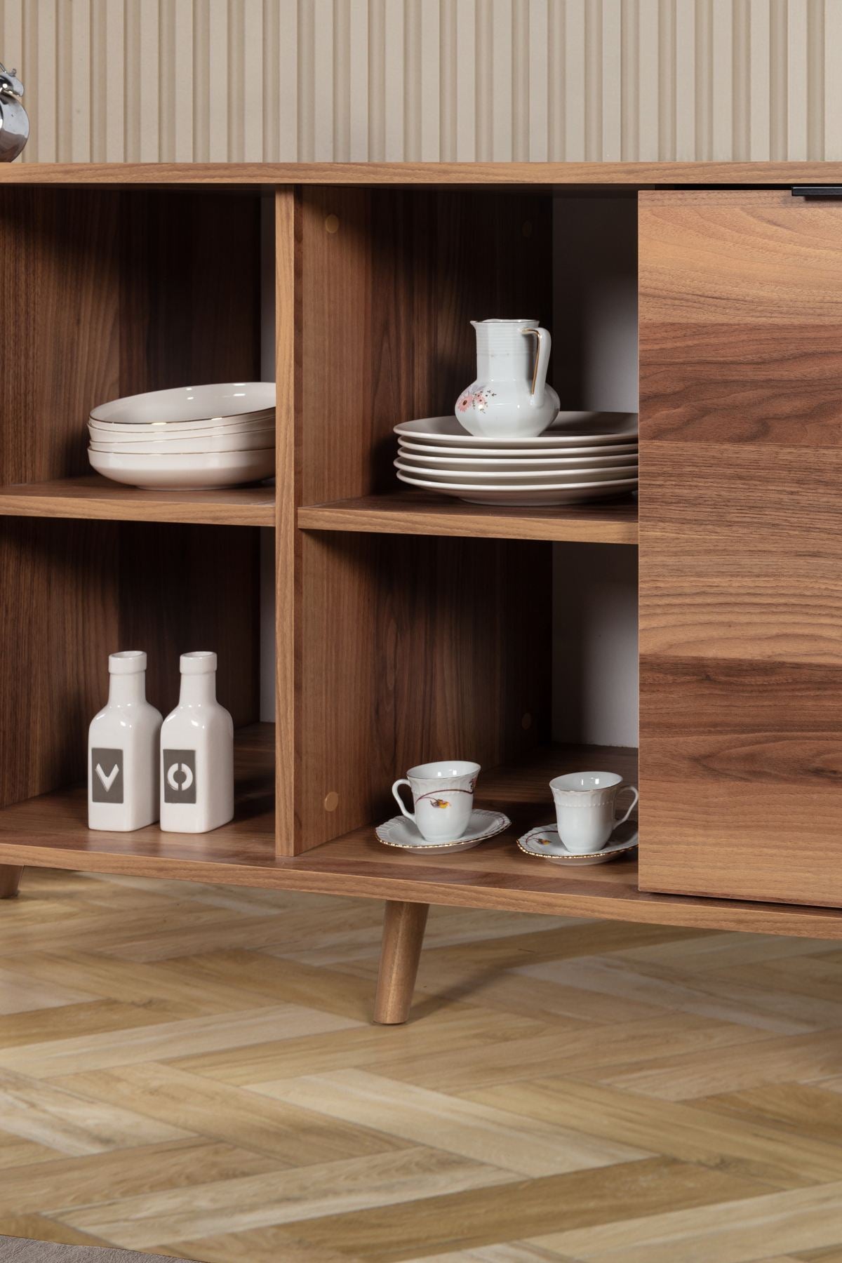 Κονσόλα Μπουφές 160x82x44 εκ Καρυδί 707DWL1253